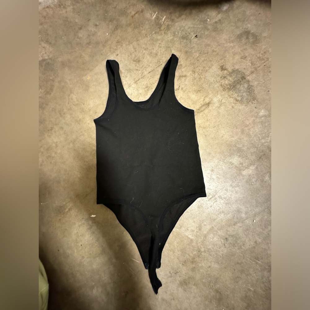 Black bodysuit.
